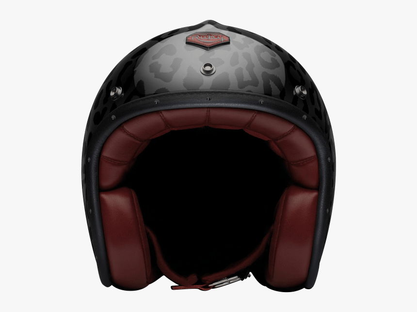 Open Face Panther Front - Open Face Helmet Front, HD Png Download, Free Download