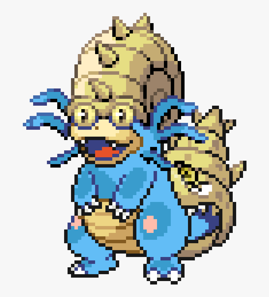 Slowbro Pokemon Pixel Art, HD Png Download, Free Download