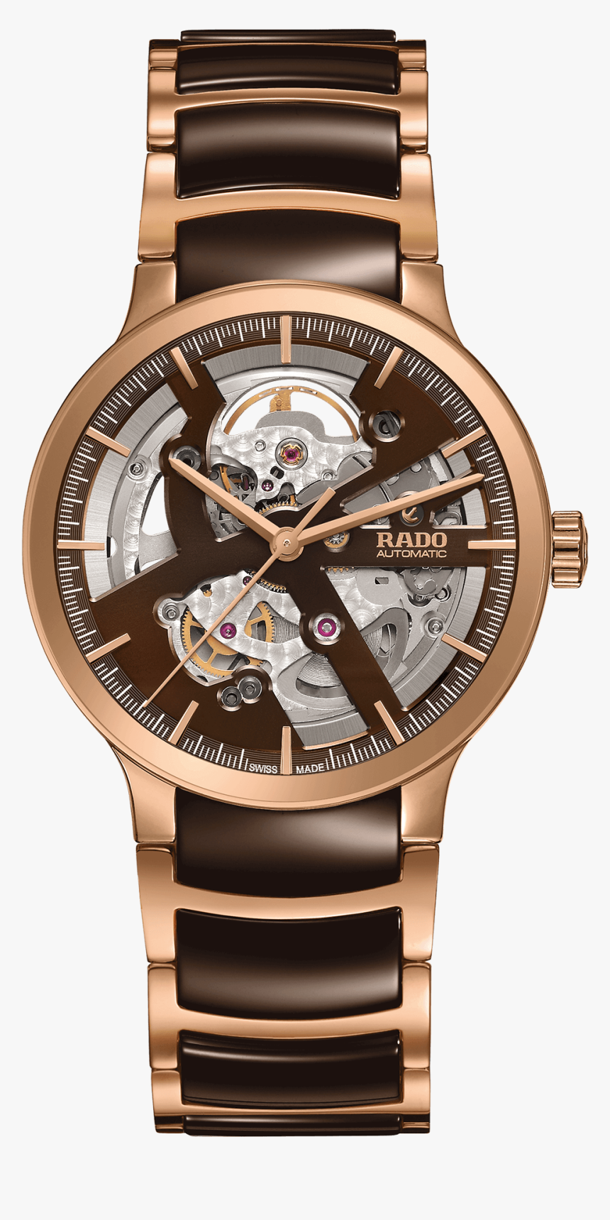 Centrix Automatic Open Heart R30181312 - Rado Open Heart Watch, HD Png Download, Free Download