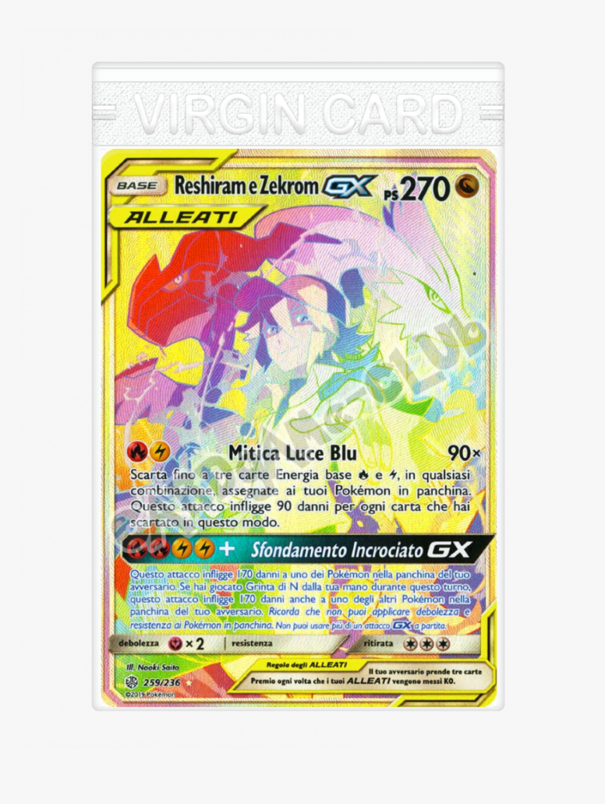 Reshiram Zekrom Tag Team Rainbow, HD Png Download, Free Download