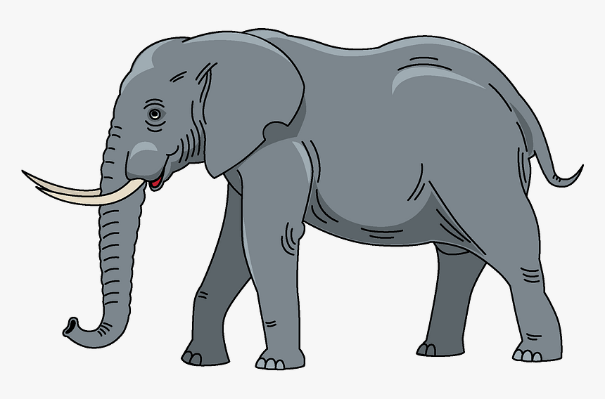 Elephant Clipart - Indian Elephant, HD Png Download, Free Download