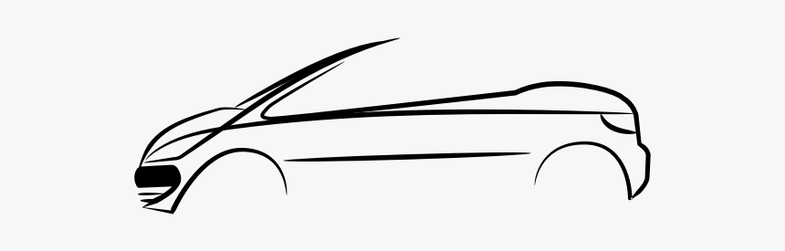 Car Design Outline Vector Image - Contorno De Carro Png, Transparent Png, Free Download