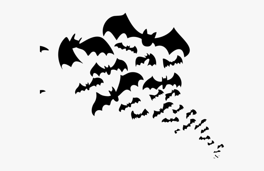 Bat Cliparts Silhouette - Silhouette Bat Clipart Black And White, HD Png Download, Free Download