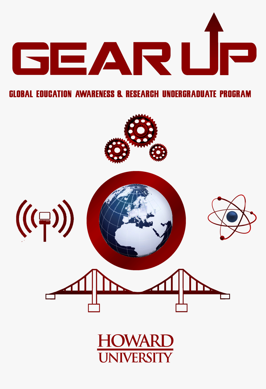 Gear Up Logo - World Globe, HD Png Download, Free Download
