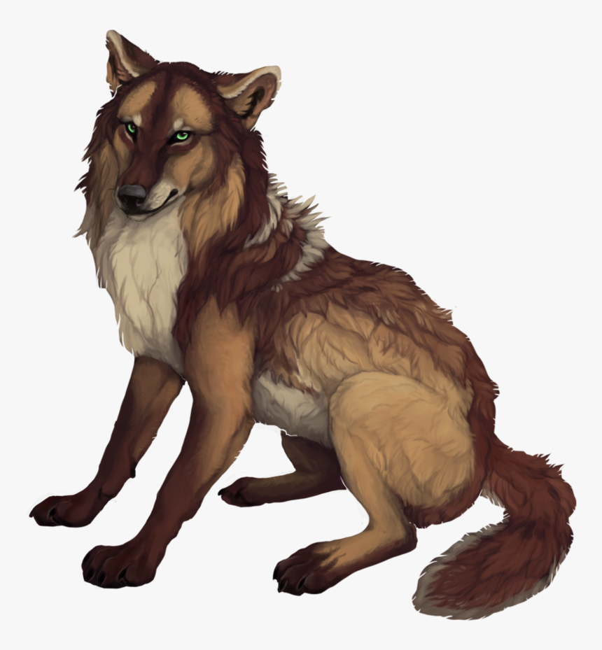 Anime Wolf Png - Brown Female Anime Wolves, Transparent Png, Free Download