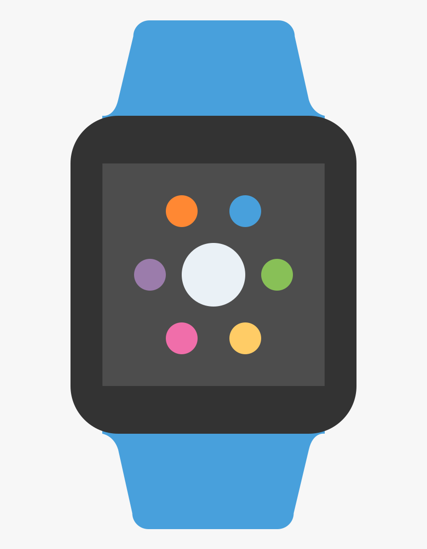 Download Svg Download Png - Apple Watch Icon Blue, Transparent Png, Free Download