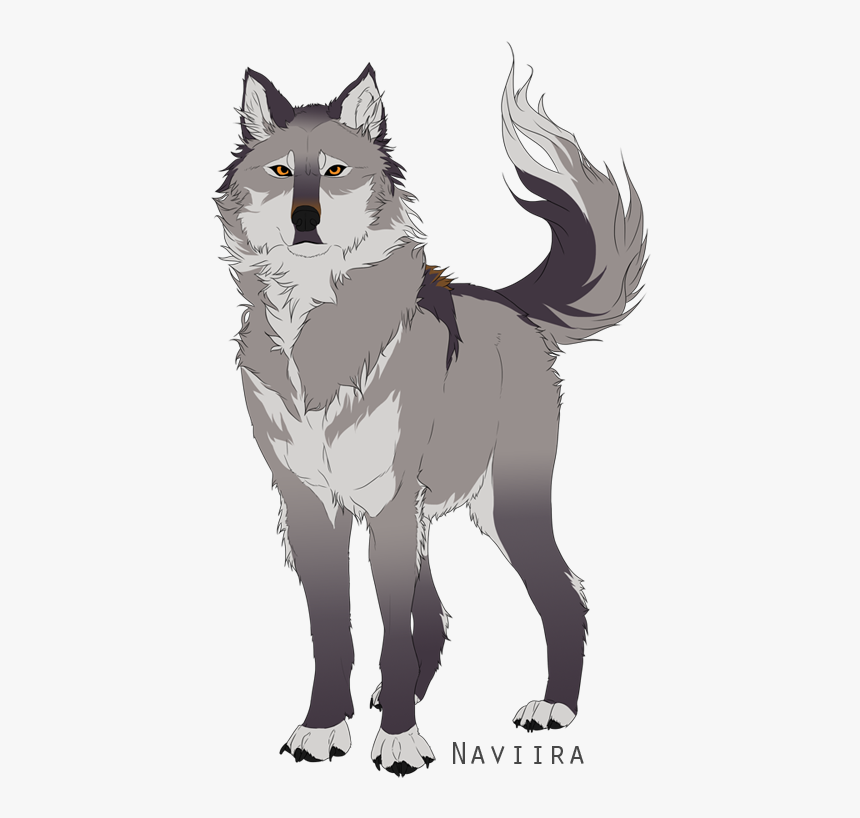 Anime Wolf Black And White, HD Png Download, Free Download