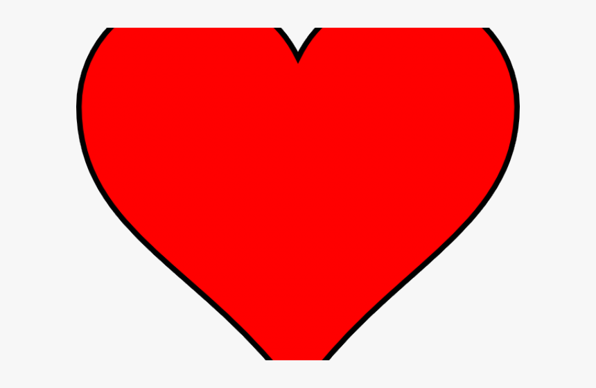 Red Heart Outline - Heart Icon Svg, HD Png Download, Free Download