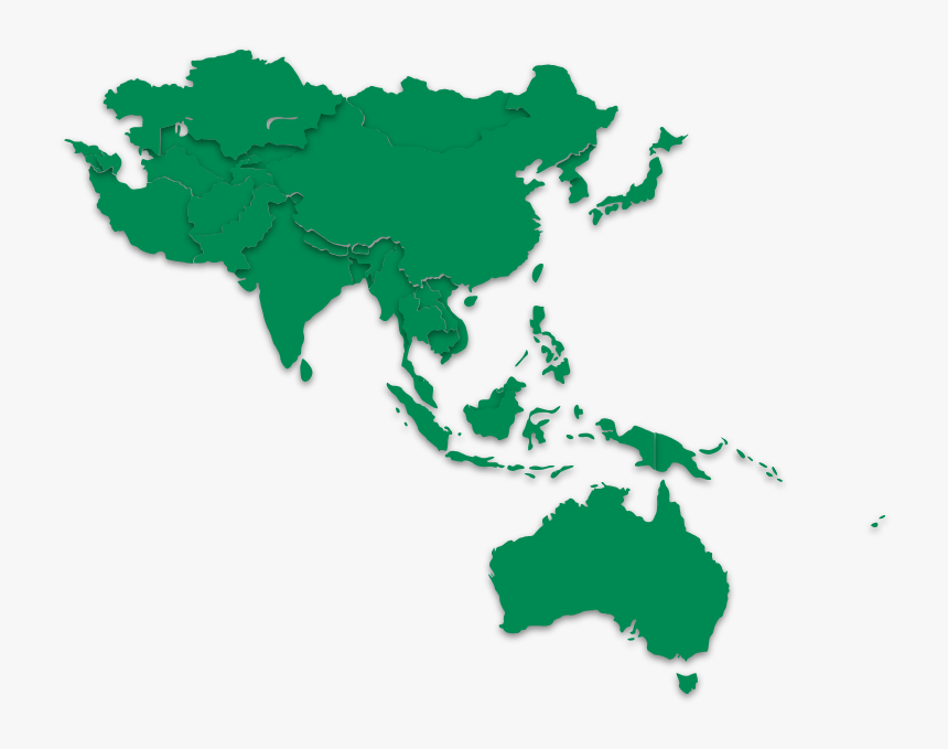 Transparent Thailand Map Png - Asia Pacific Map Png, Png Download, Free Download