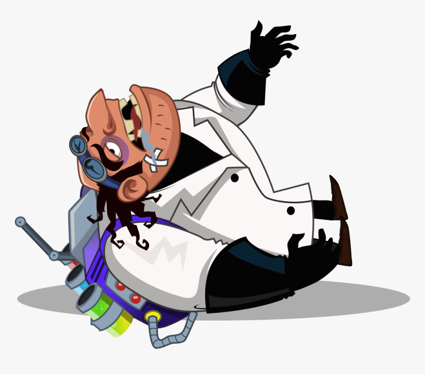 Mad Scientist - Cartoon, HD Png Download, Free Download