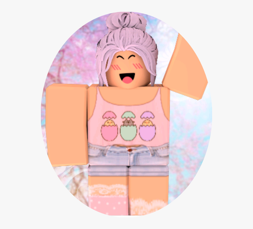 Roblox Pastel Png Download Cute Pink Roblox Girl Transparent Png Kindpng - transparent pastel cute aesthetic cute roblox gfx girl