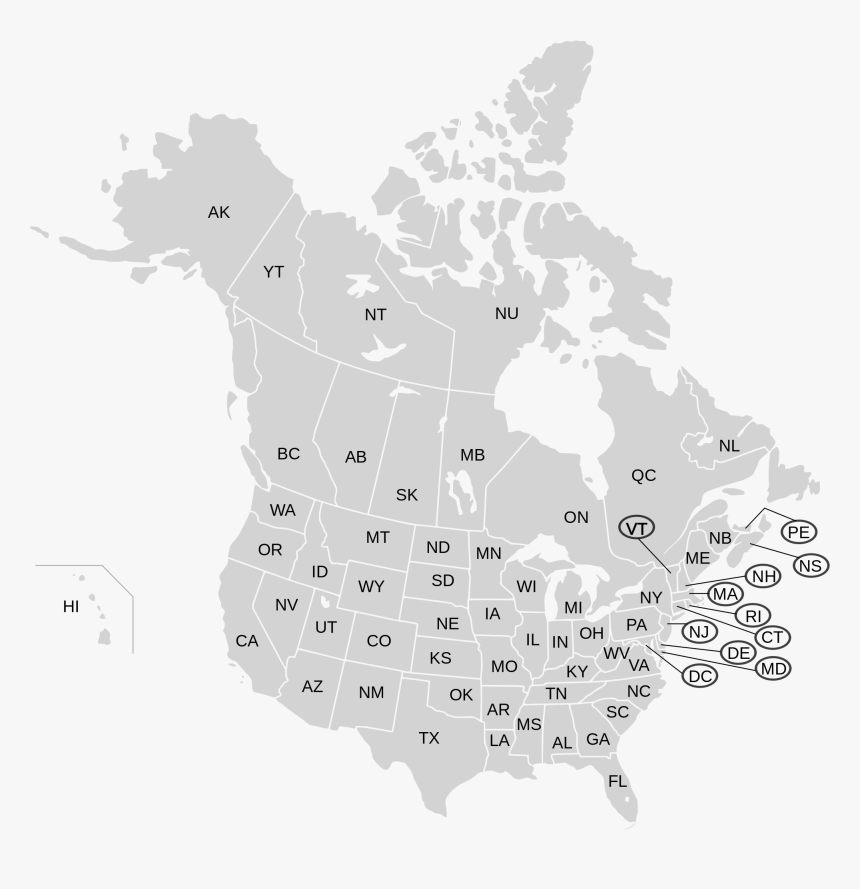 Canada Map Png - Do Maple Trees Grow, Transparent Png, Free Download