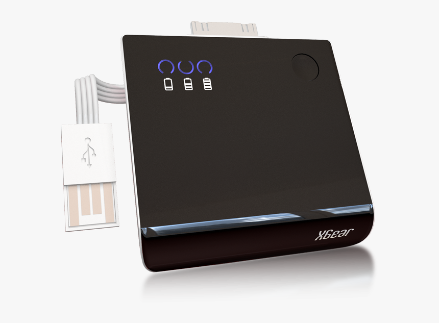Battery Charger For Iphone Or Ipod With Built-in Cable - Tablet Computer, HD Png Download, Free Download