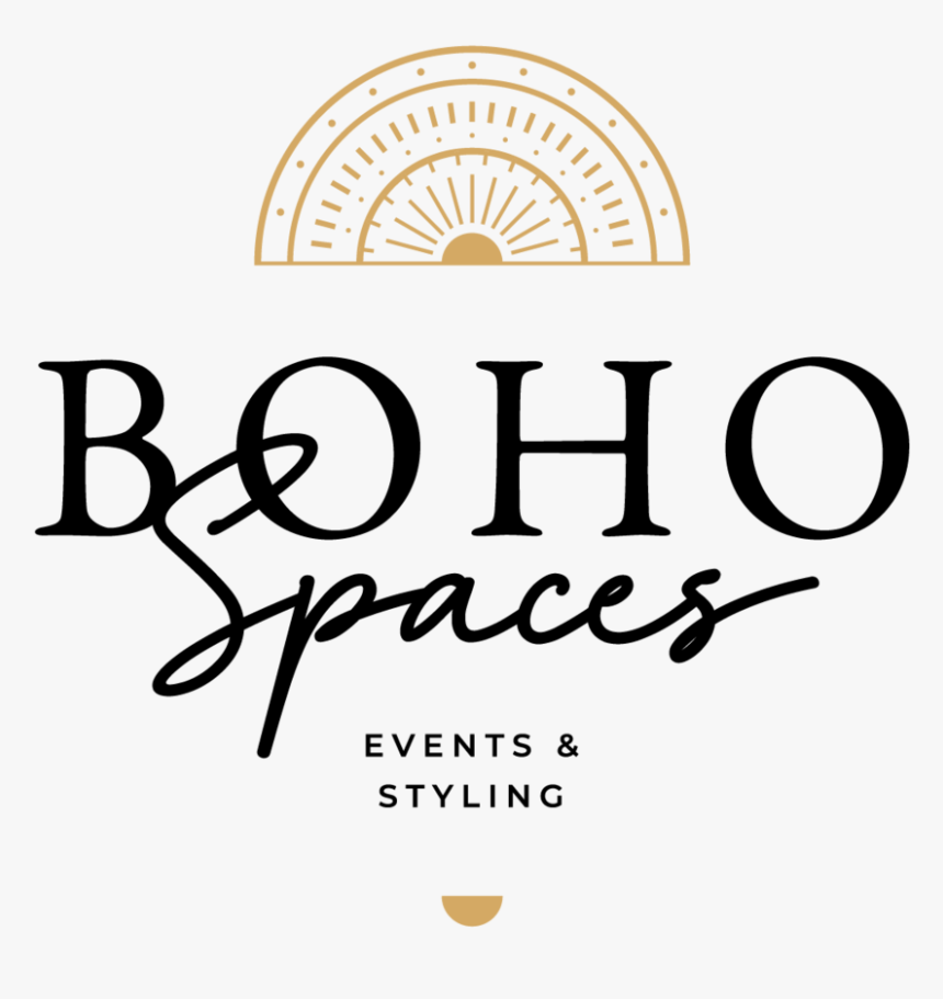 Boho Spaces Events Styling Pukekohe Logo - Calligraphy, HD Png Download, Free Download