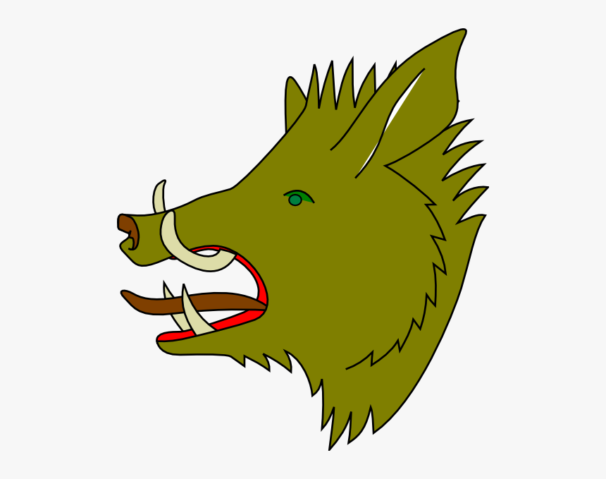 Transparent Boar Png - Boar Head Coat Of Arms, Png Download, Free Download