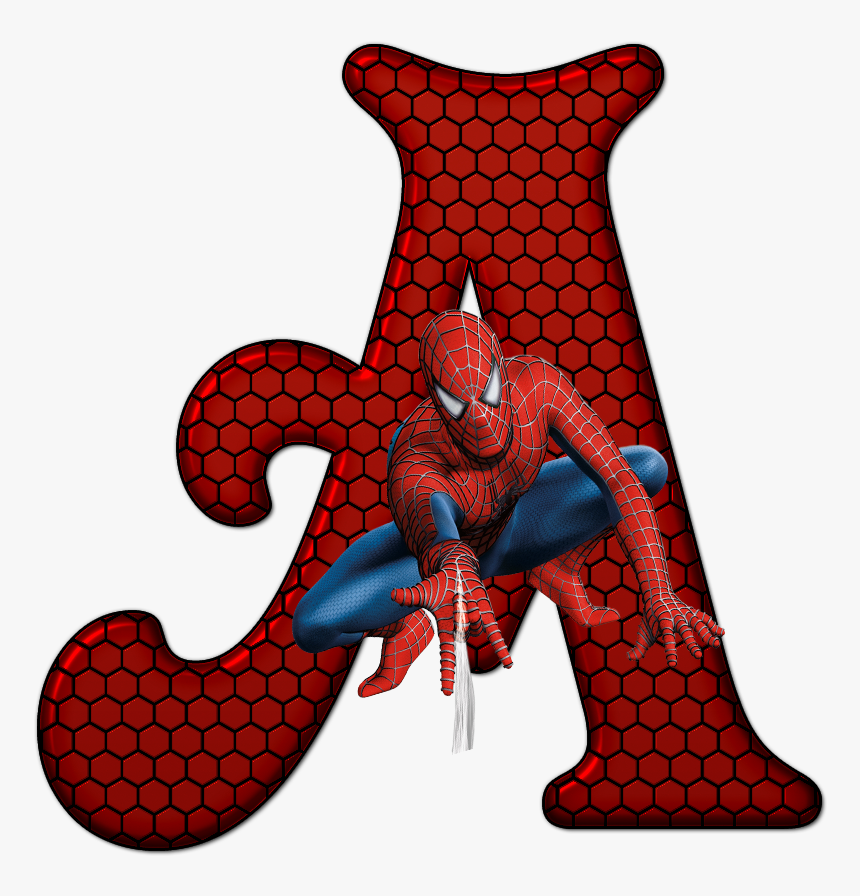 Alfabeto Homem Aranha Png, Transparent Png - kindpng