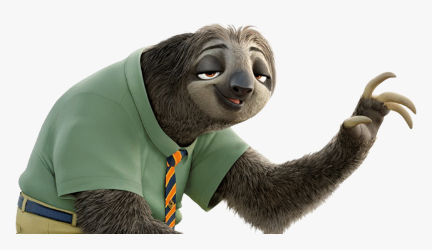 Flecha Png, Zootopia Png Fotografías, Zootopia Png - Transparent Background Sloth Png, Png Download, Free Download