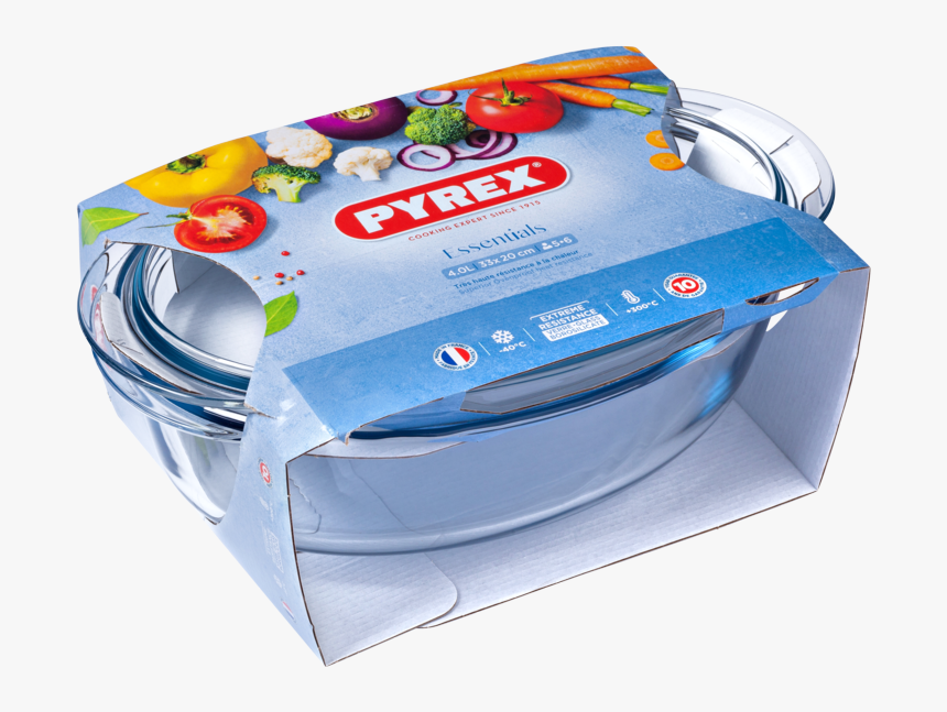 Pyrex Essentials Oval Casserole - Box, HD Png Download, Free Download