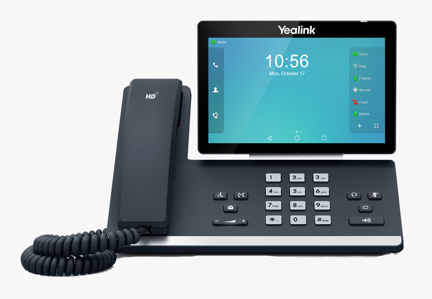 Yealink Sip-t58a Voice Ip Phones - Yealink Sip T58a, HD Png Download, Free Download