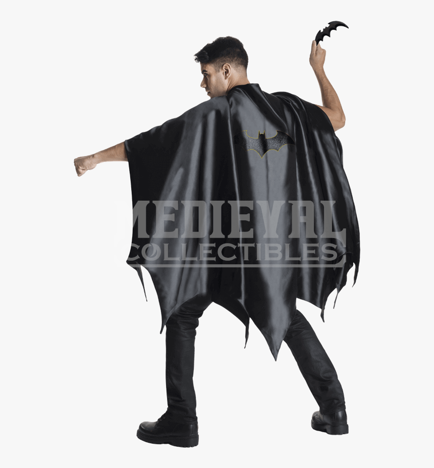 Adult Batman Deluxe Cape - Чёрный Плащ Купить, HD Png Download, Free Download