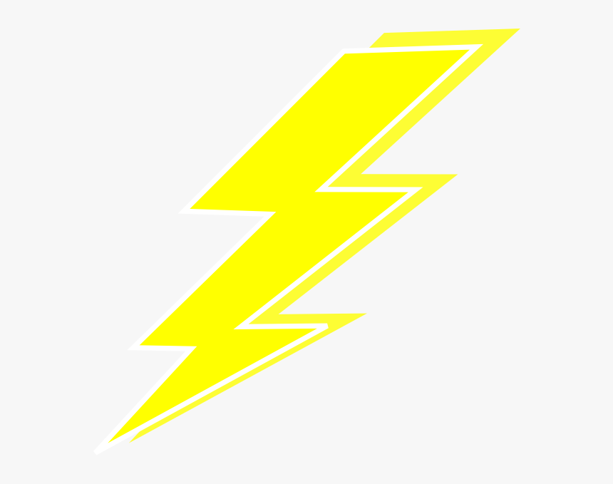 Bolt Yellow Clip Art - Yellow Lightning Bolt Black Background, HD Png Download, Free Download