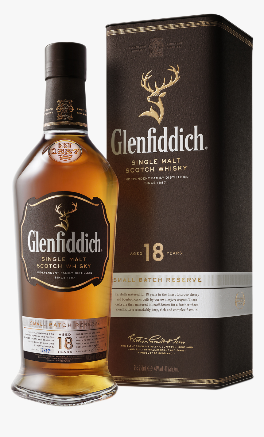 Whisky, Whiskey Png - Glenfiddich Whiskey Single Malt, Transparent Png, Free Download