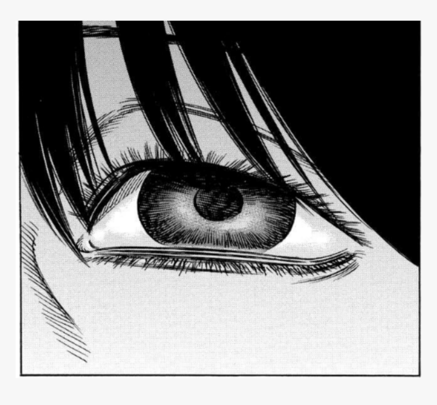 #manga #eyes #creepy - Sketch, HD Png Download, Free Download