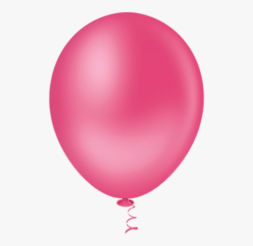 Balão Liso Pink - Bexiga Rosa, HD Png Download, Free Download