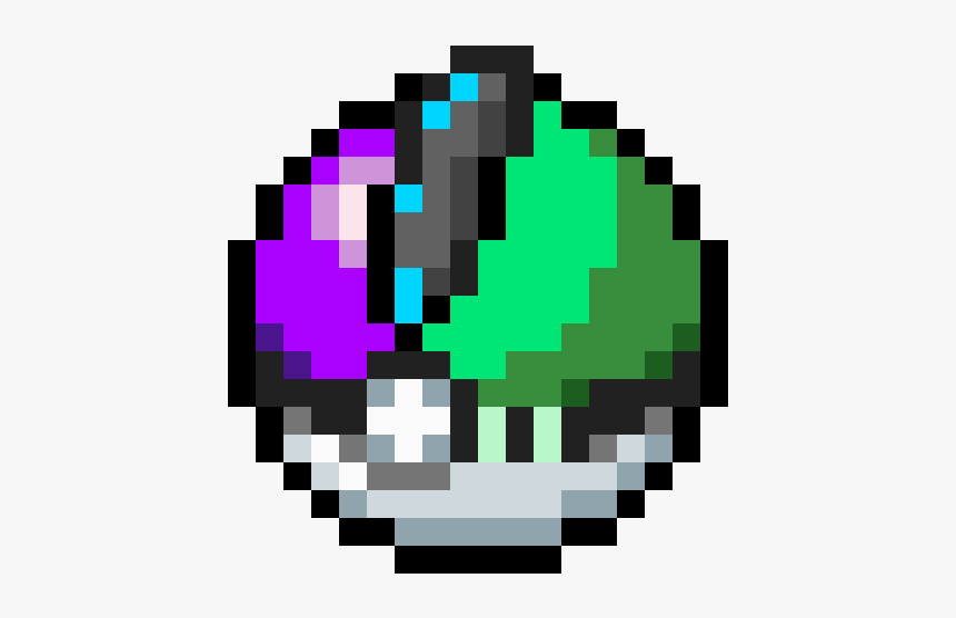 Pokeball Pixel Art Transparent, HD Png Download, Free Download