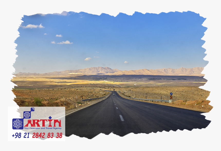 Beauties Of Iran Deserts- Travelartin - Road, HD Png Download, Free Download