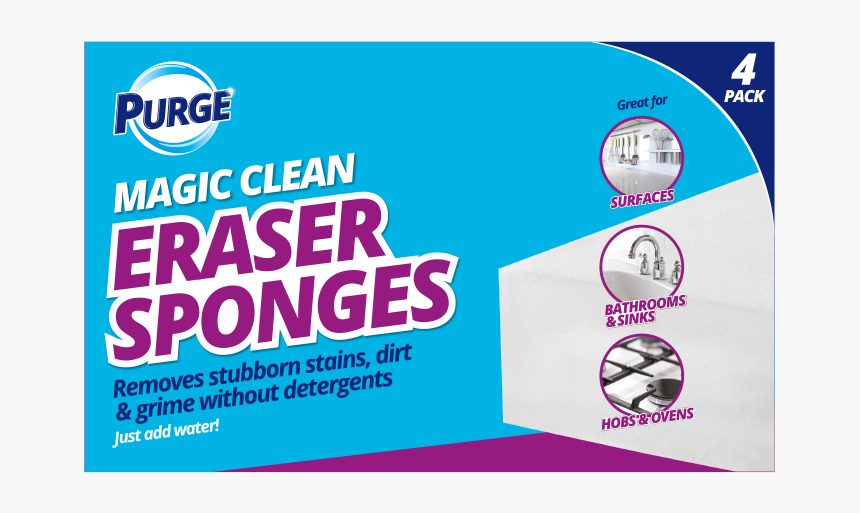 Cleaning Eraser Sponges - Graphic Design, HD Png Download, Free Download