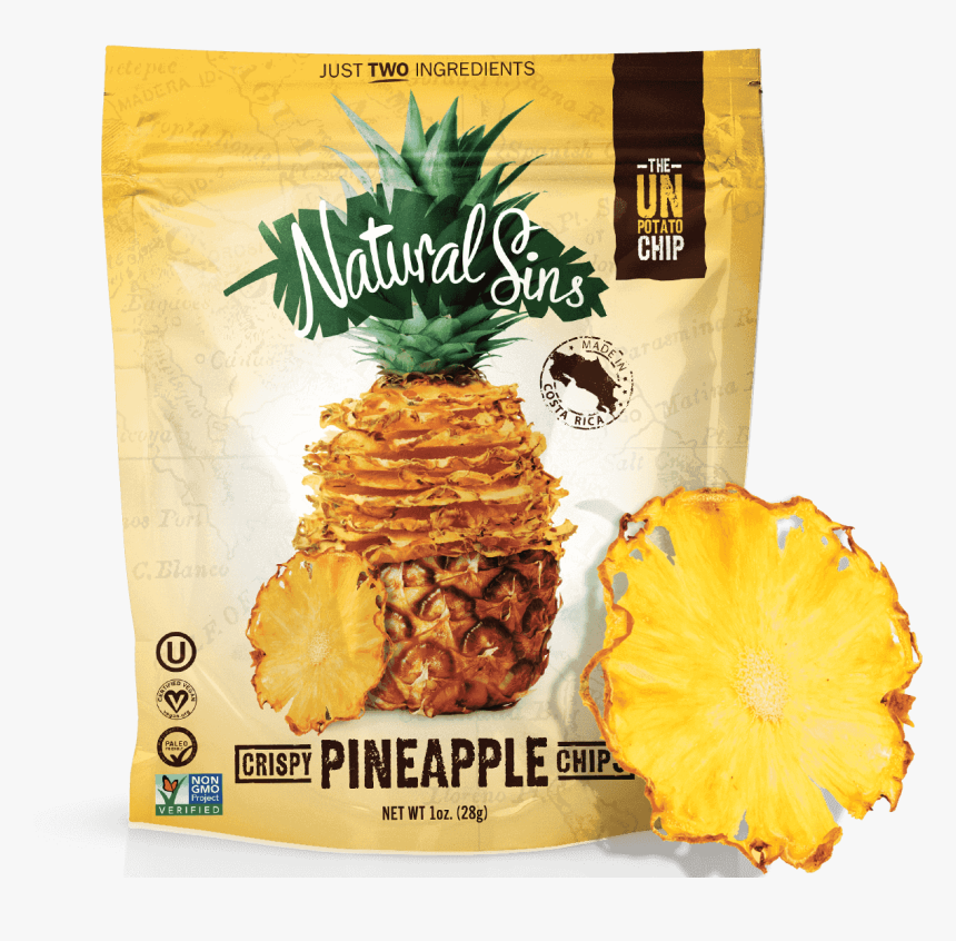 Natural Sins Pineapple Chips , Png Download - Natural Sins, Transparent Png, Free Download