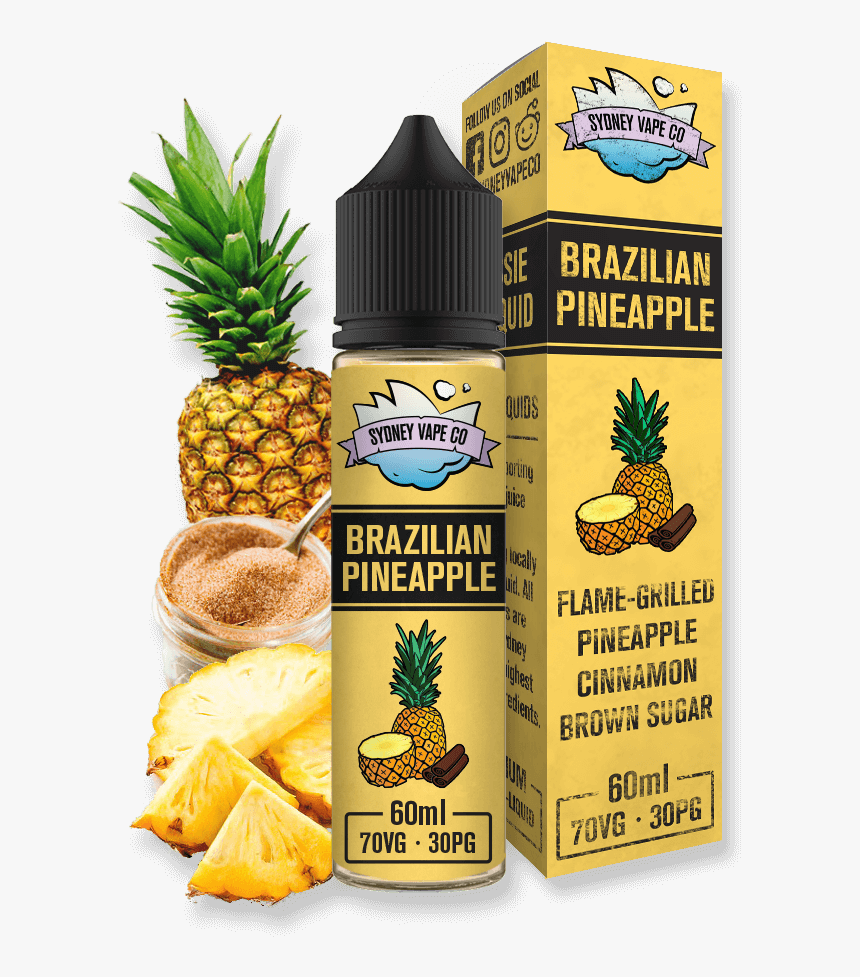 Sydney Vape Co Brazilian Pineapple Vape Juice - Sydney Vape Co, HD Png Download, Free Download