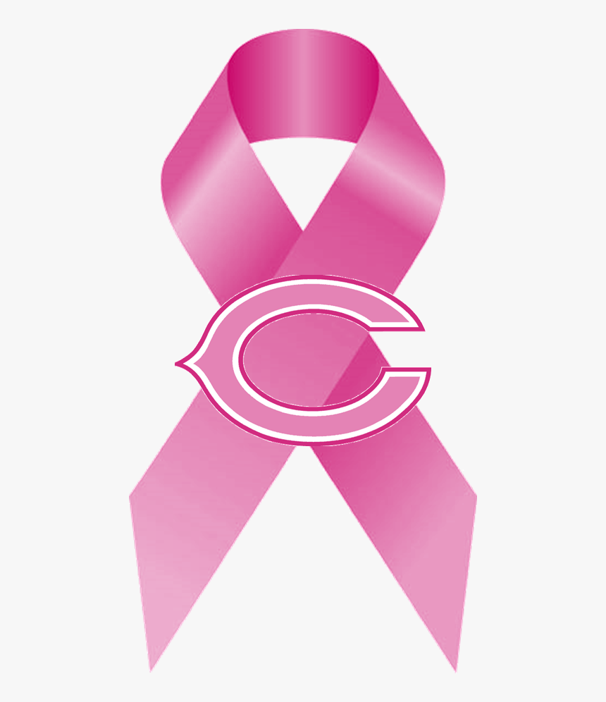 Pink Ribbon - Chicago Bears Logos, Uniforms, And Mascots, HD Png Download, Free Download