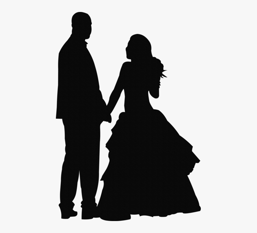 Couple Silhouette Holding Hands - Ombre D Un Couple, HD Png Download, Free Download