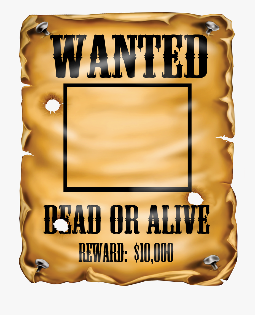 Transparent Certificate Template Png - Wanted Clipart Poster, Png Download, Free Download