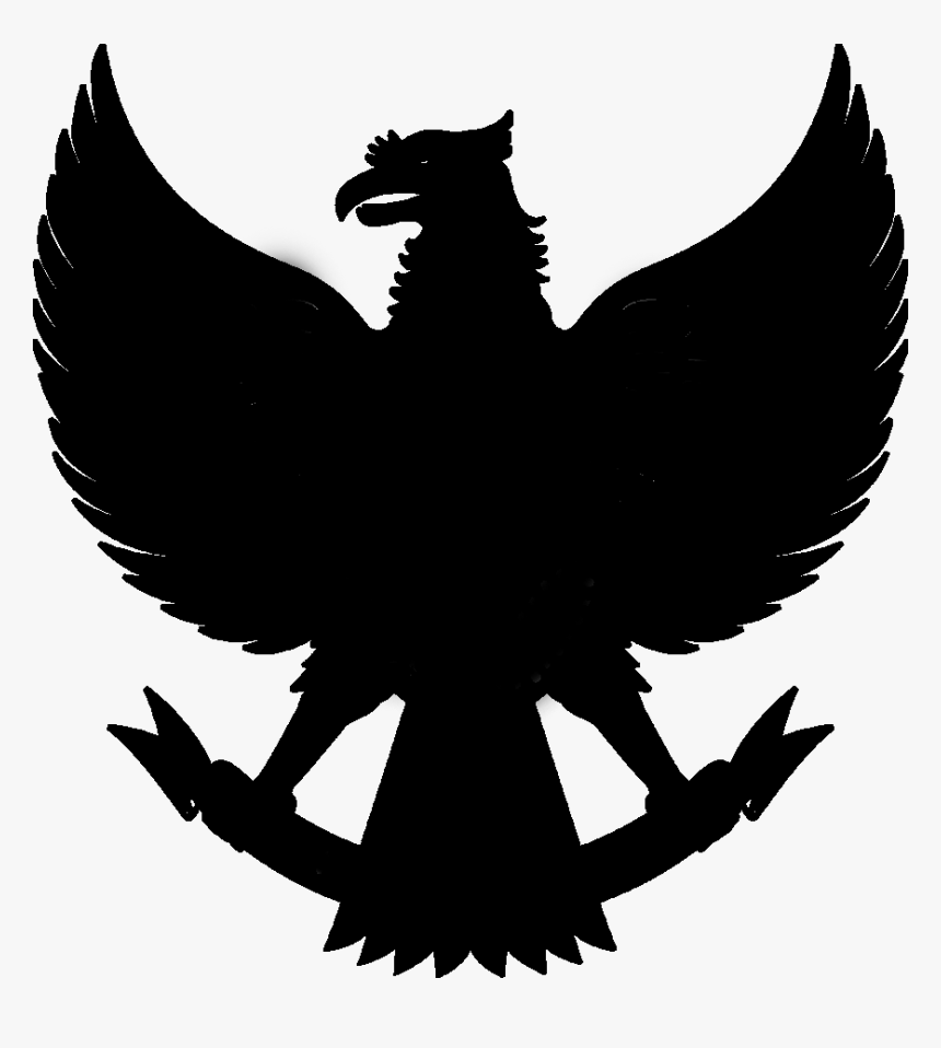 Emblem Of National Indonesia Garuda Flag Vektor Clipart - Garuda Png, Transparent Png, Free Download