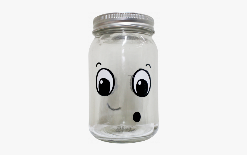 Fun Faces Money Jar - Glass Bottle, HD Png Download, Free Download