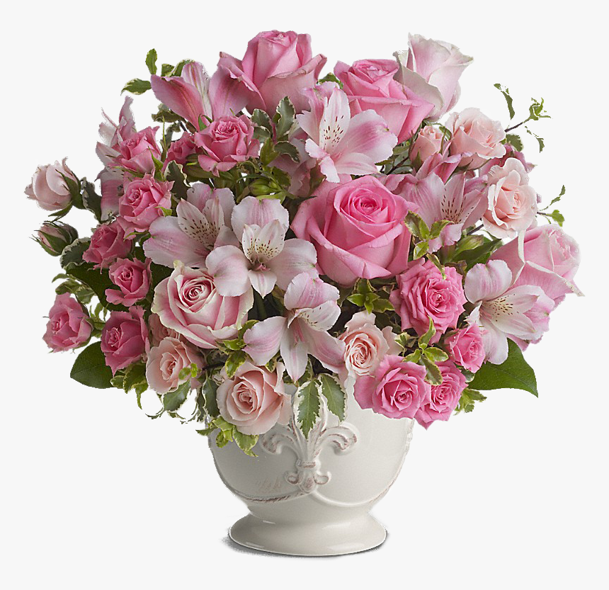 Flowers Bouquet Roses Pink, HD Png Download, Free Download