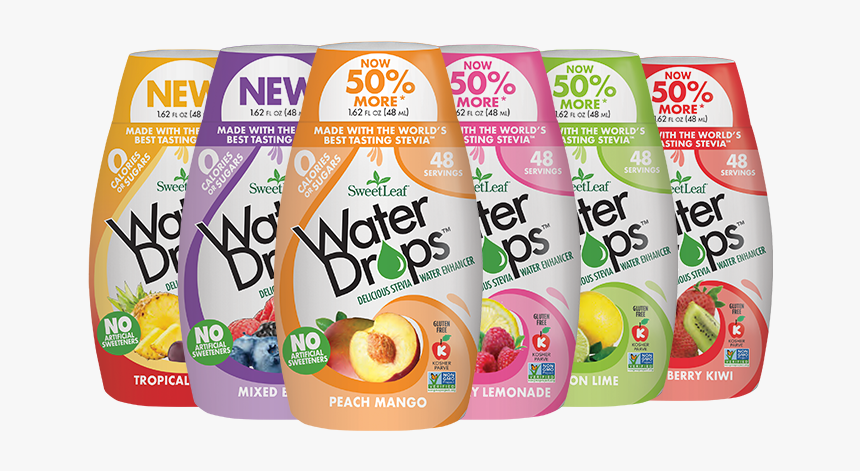 Sweetleaf® Water Drops™ - Sweetleaf Water Drops, HD Png Download, Free Download