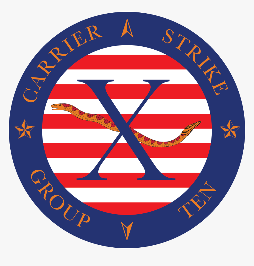 Carrier Strike Group 10 Crest - Carrier Strike Group 10, HD Png Download, Free Download