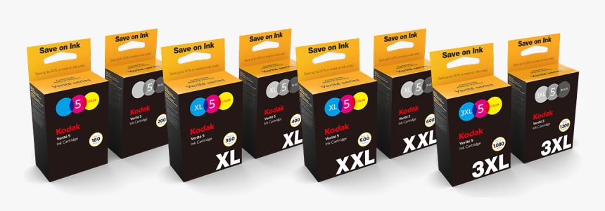 All Ink Cartridge Line Up - Graphic Design, HD Png Download, Free Download