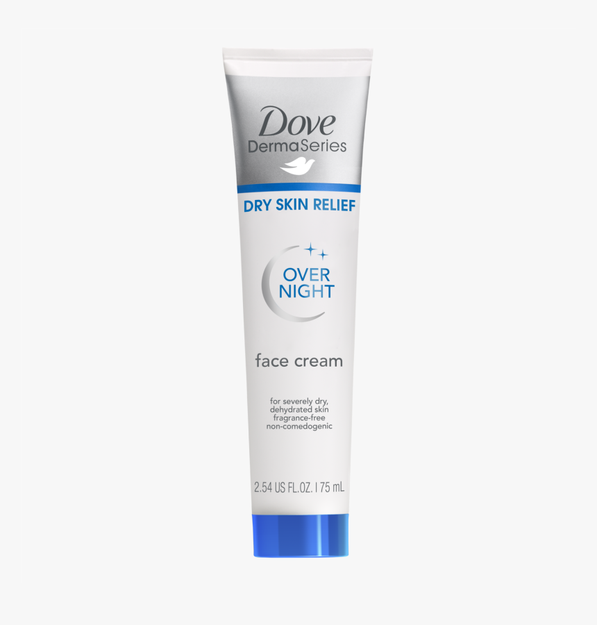 Dermaseries Dry Skin Relief Overnight Face Cream - Dove Face Cream For Dry Skin, HD Png Download, Free Download
