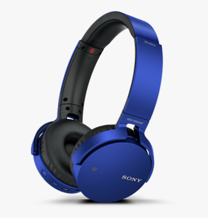 Transparent Bluetooth Headset Png - Sony Mdr Xb650bt Blue, Png Download, Free Download