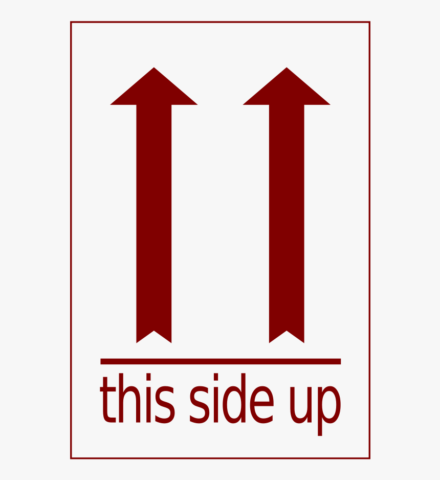 Side Up Label Svg Clip Arts - Up Side, HD Png Download, Free Download