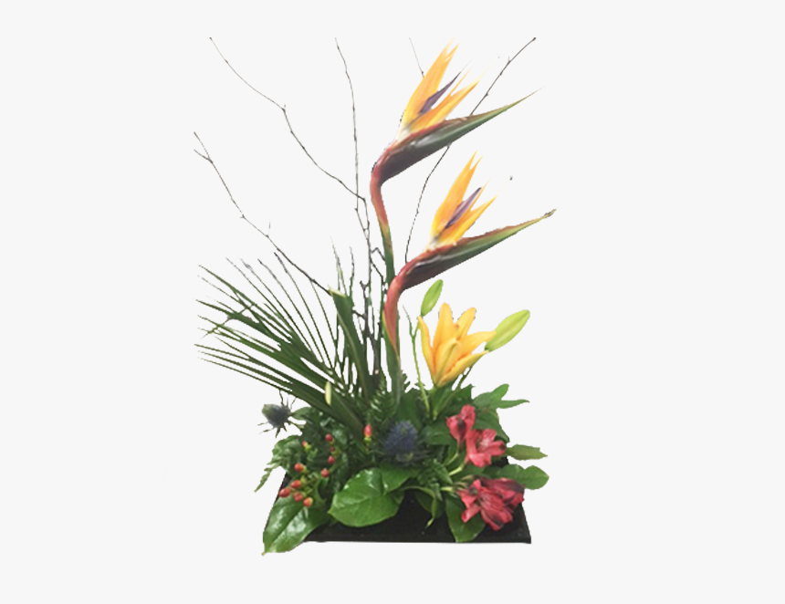 Flower,floristry,bird Of Paradise,plant,flower Arranging,floral - Bouquet, HD Png Download, Free Download