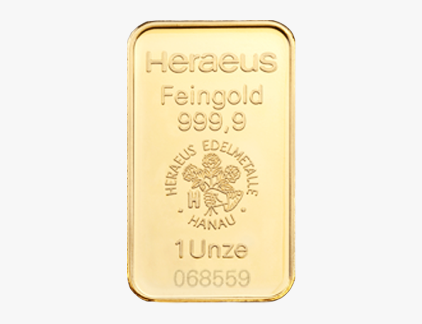 1 Ounce Gold Bar - Emblem, HD Png Download, Free Download