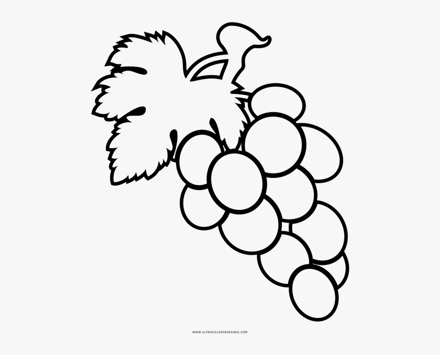 Uvas Melocoton Para Colorear, HD Png Download, Free Download