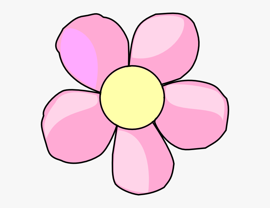 Cute Pink Flower Clipart Png, Transparent Png, Free Download