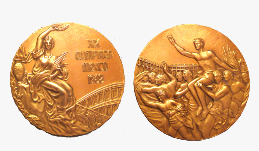 1968 Mexico Olympic Medals, HD Png Download, Free Download